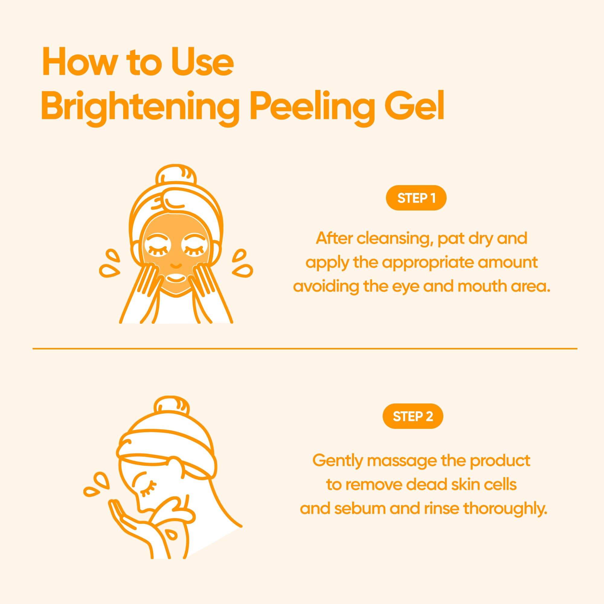 BANILA CO Clean it Zero Brightening Peeling Gel | Gentle Exfoliating Scrub with Mandarin Orange Extract, Korean Skincare for Smooth & Radiant Skin (120ml / 4.05 fl.oz) - Image 6