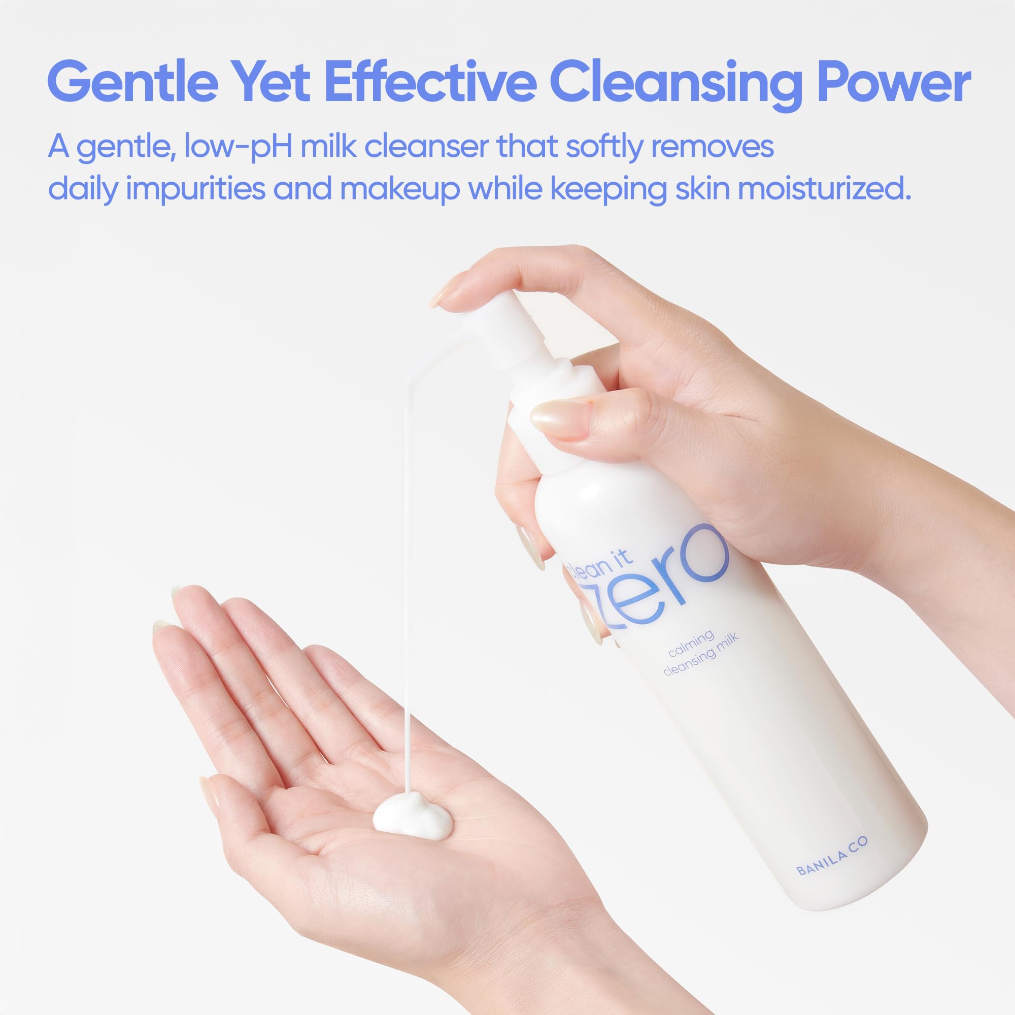 BANILA CO Clean It Zero Calming Cleansing Milk | Vegan Cleanser for Sensitive Skin | Oat & Rice Protein, Centella Asiatica Leaf Water | Soft Barrier-Care Korean Makeup Remover (200ml / 6.76 fl oz) - Image 6