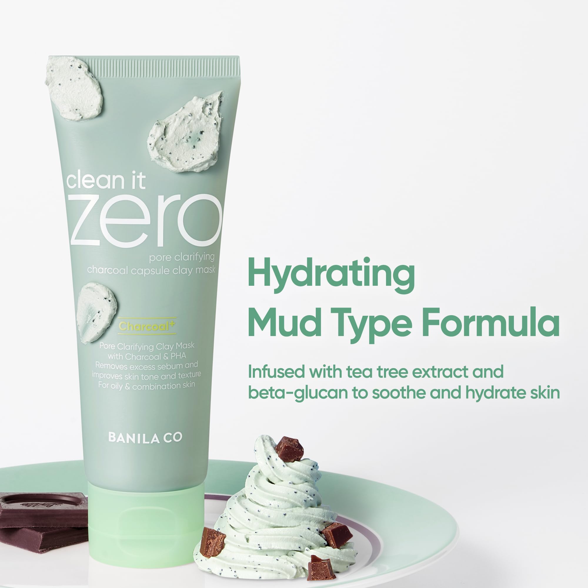 BANILA CO Clean It Zero Charcoal Capsule Pore Polish Mask | Gentle Exfoliating Facial Polish with Charcoal PHA Capsules & Green Clay | Korean Skincare for Oily & Sensitive Skin (100g / 3.53 oz) - Image 7