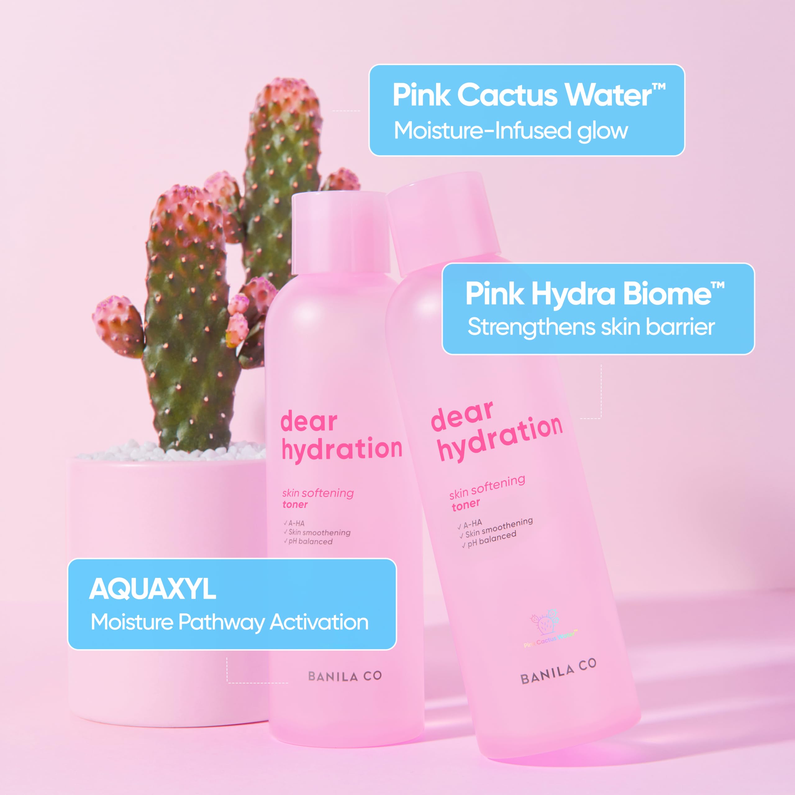 BANILA CO Dear Hydration Skin Softening Toner | Mild pH & Alcohol-Free | Dermatologist Tested | Balances, Hydrates, Gentle Exfoliation Moisturizing Toning Water with AHA (200ml / 6.76 fl oz) - Image 3