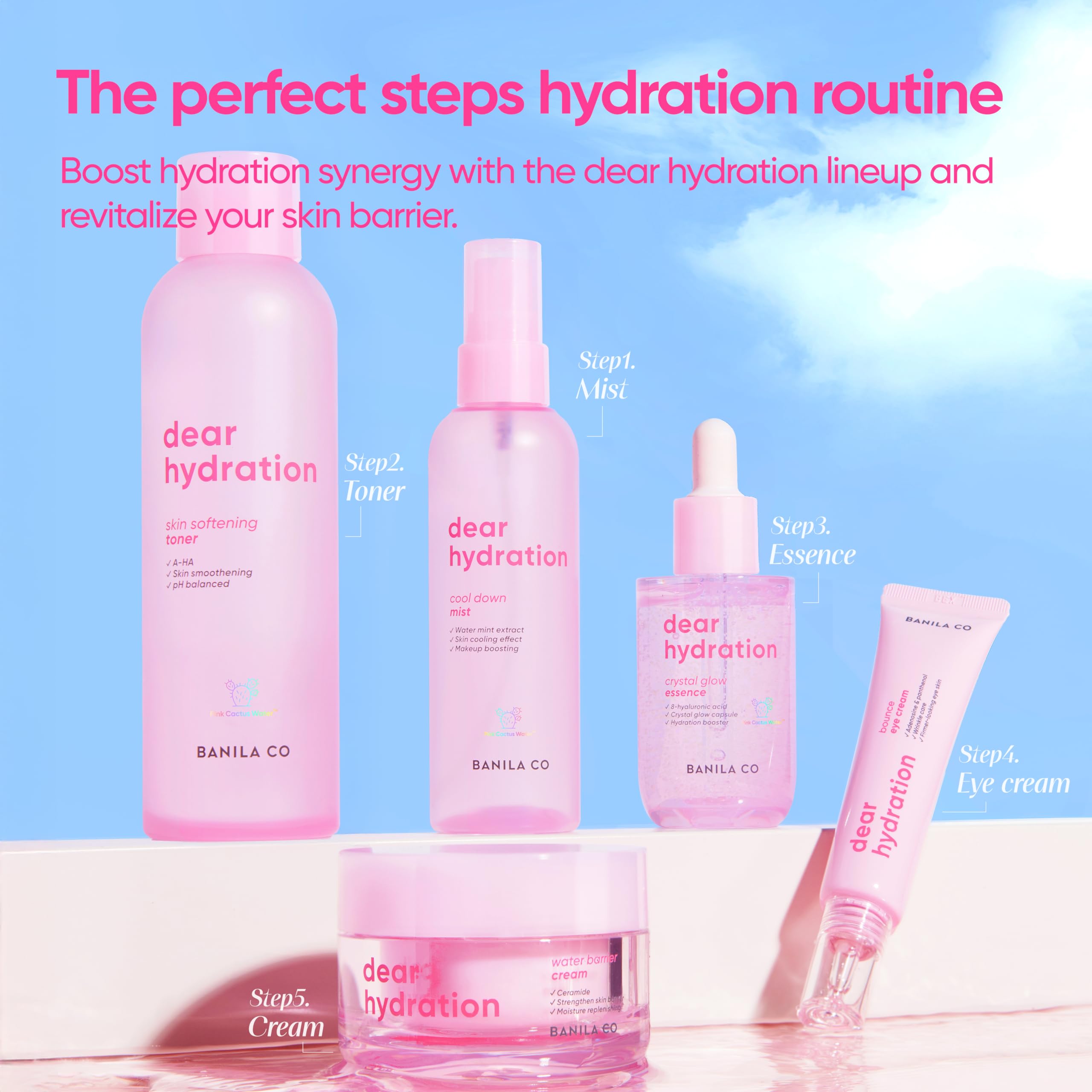 BANILA CO Dear Hydration Skin Softening Toner | Mild pH & Alcohol-Free | Dermatologist Tested | Balances, Hydrates, Gentle Exfoliation Moisturizing Toning Water with AHA (200ml / 6.76 fl oz) - Image 6