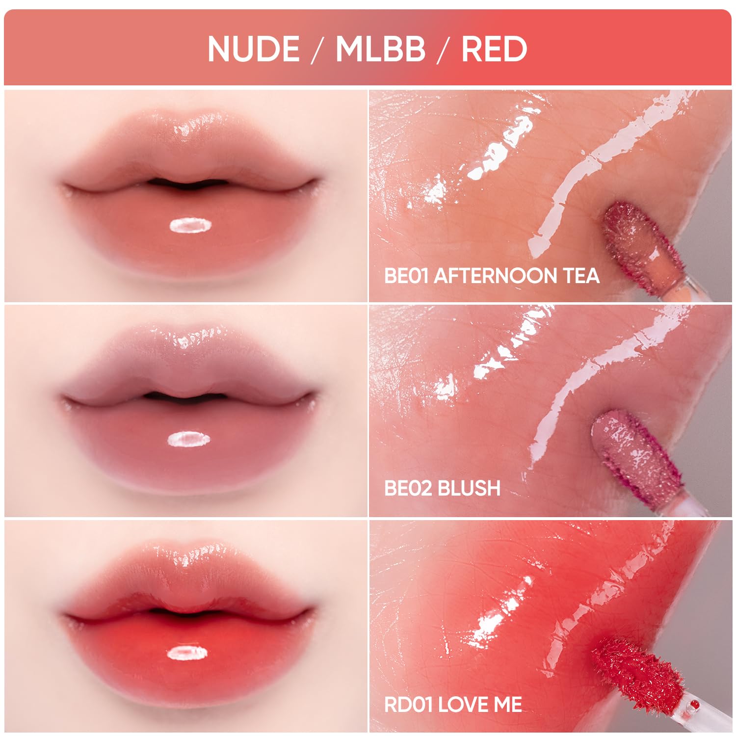 BANILA CO Dew Glow Tint | Hydrating Lip Tint with Dewy Gloss Finish | Lightweight Tint for Moisture-Rich, Naturally Plumped Lips (3.8g / 0.13 oz), BE01 Afternoon Tea - Image 8