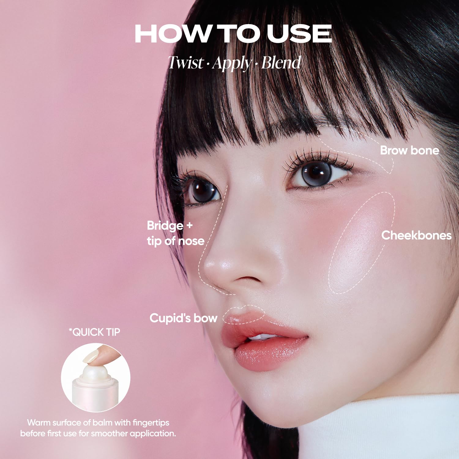 BANILA CO Romantic Blush Highlighter Stick | Creamy Easy-Blend Multi-Use Highlighter Makeup Stick | Long-Lasting, Buildable Radiant Glow with Smooth Finish (0.13 oz), 03 Sugar Frost - Image 10