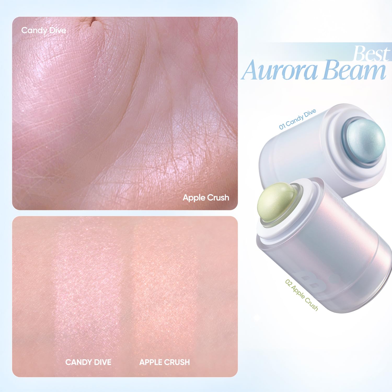 BANILA CO Romantic Blush Highlighter Stick | Creamy Easy-Blend Multi-Use Highlighter Makeup Stick | Long-Lasting, Buildable Radiant Glow with Smooth Finish (0.13 oz), 03 Sugar Frost - Image 7