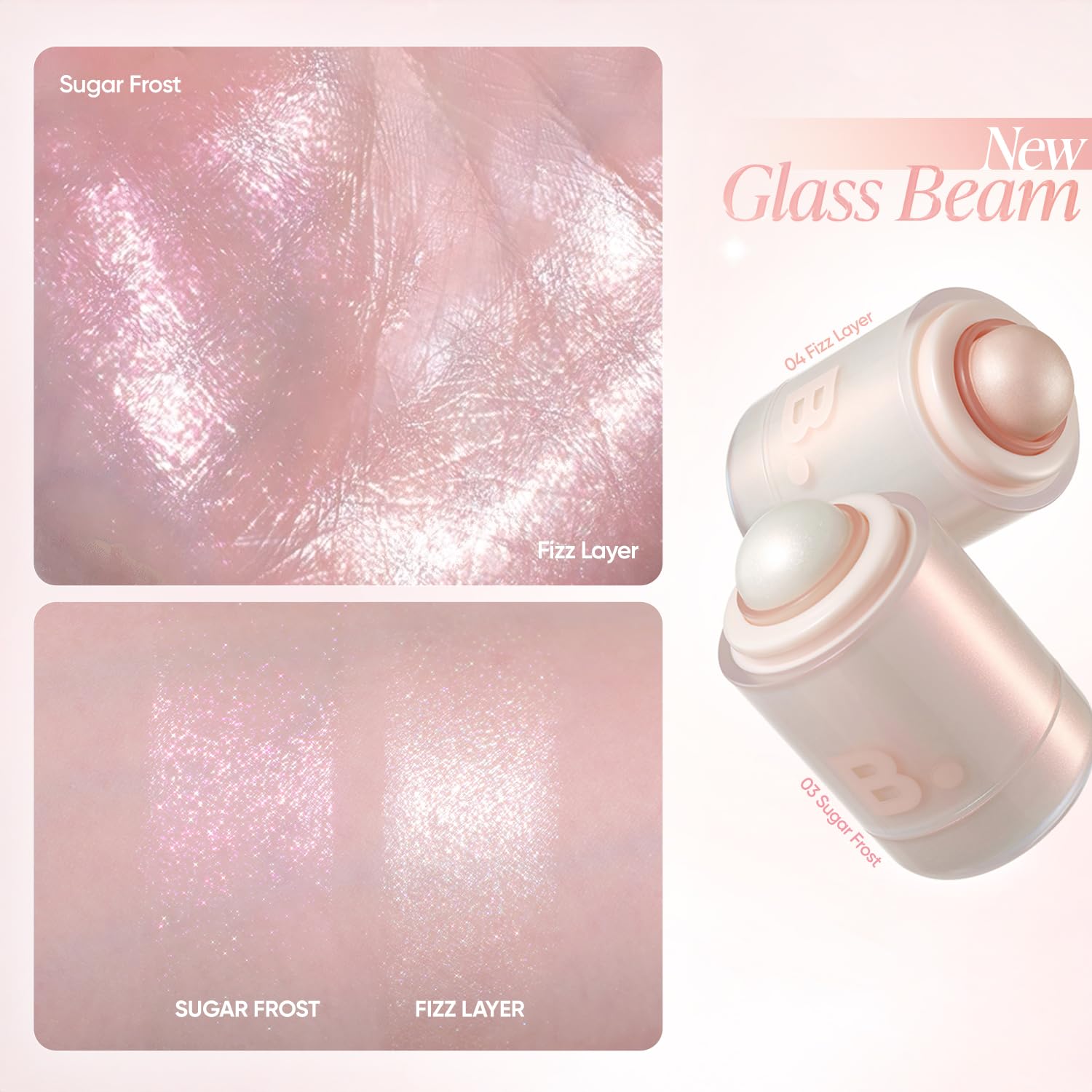 BANILA CO Romantic Blush Highlighter Stick | Creamy Easy-Blend Multi-Use Highlighter Makeup Stick | Long-Lasting, Buildable Radiant Glow with Smooth Finish (0.13 oz), 03 Sugar Frost - Image 8