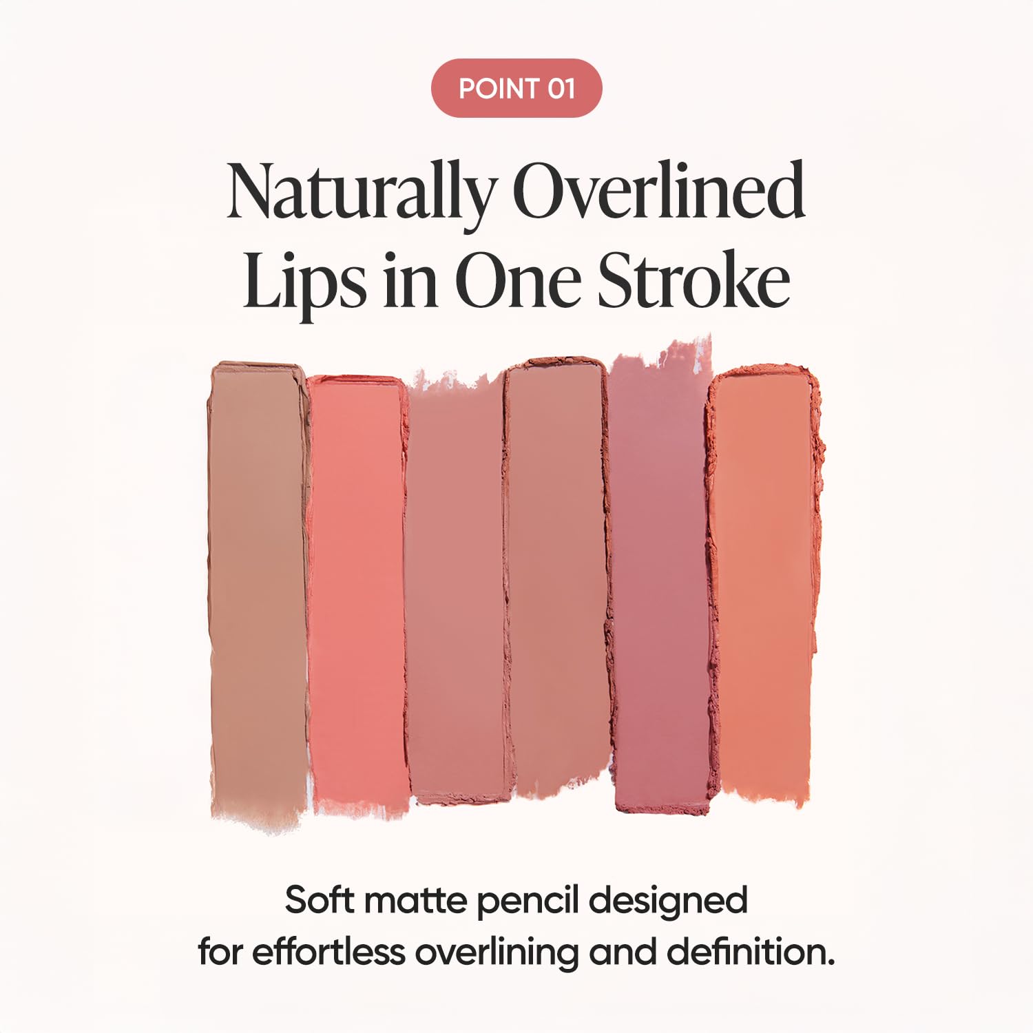 BANILA CO Smudging Lip Pencil | Soft Matte Lip Crayon for Natural & Overlined Lips | Creamy Texture & Long-Lasting Color with Blurring Effect (0.8g / 0.02 oz), BE02 Nude Beige - Image 5